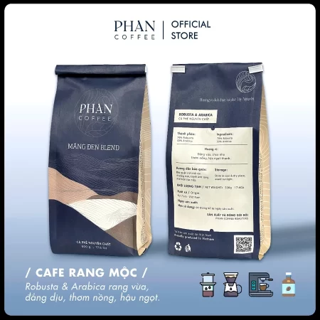 Cà phê MĂNG ĐEN BLEND Robusta & Arabica nguyên chất